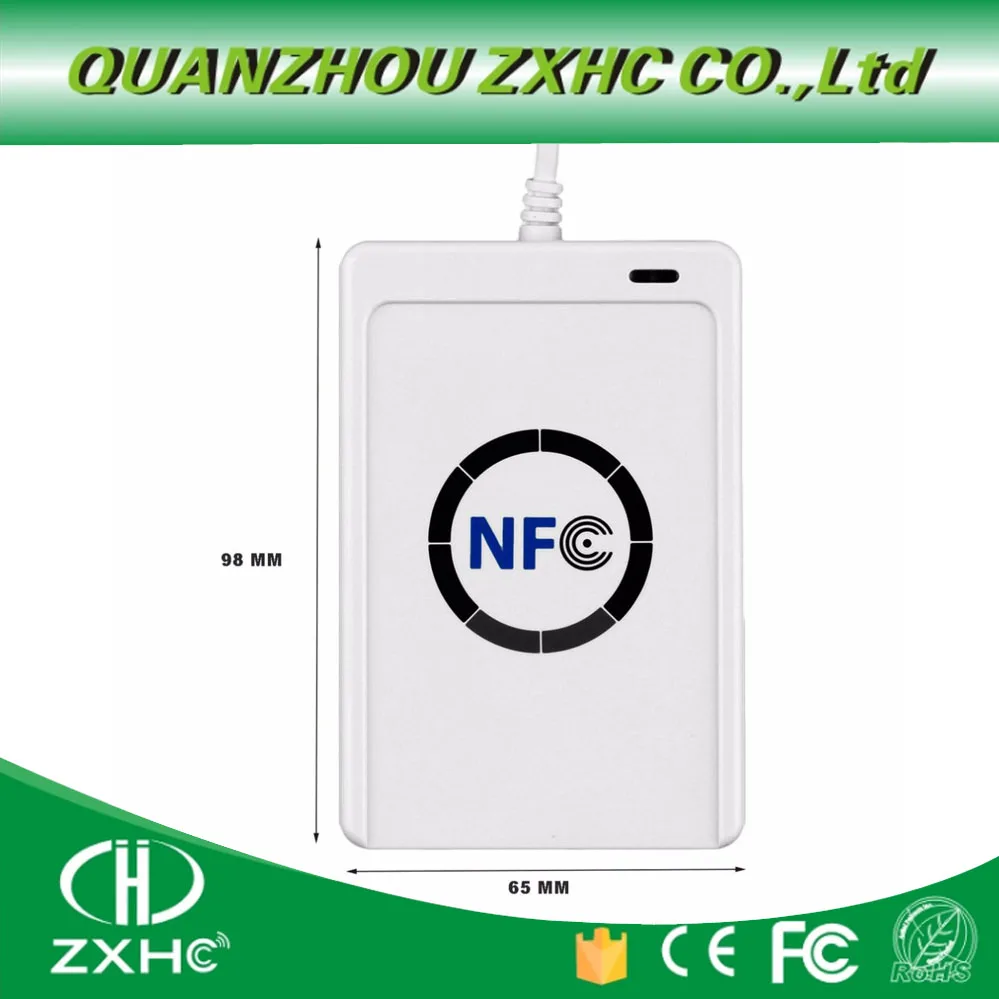  Lector de tarjetas USB NFC ACR122U para Protocolo ISO14443 S50 Ntag213 Ntag215 Ntag216