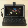 Étui en cuir 10.1 pouces, housse en Imitation avec clavier USB, universel pour tablettes Android et Windows, 284x185x13mm ► Photo 2/6