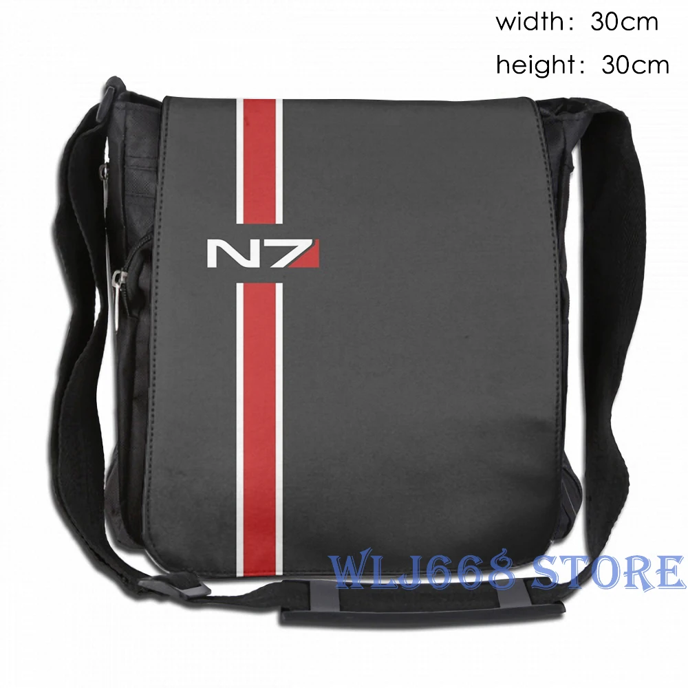 Женские сумки на плечо с забавным графическим принтом, эмблема N7, рюкзак на одно плечо для путешествий для мужчин, сумка для спортзала