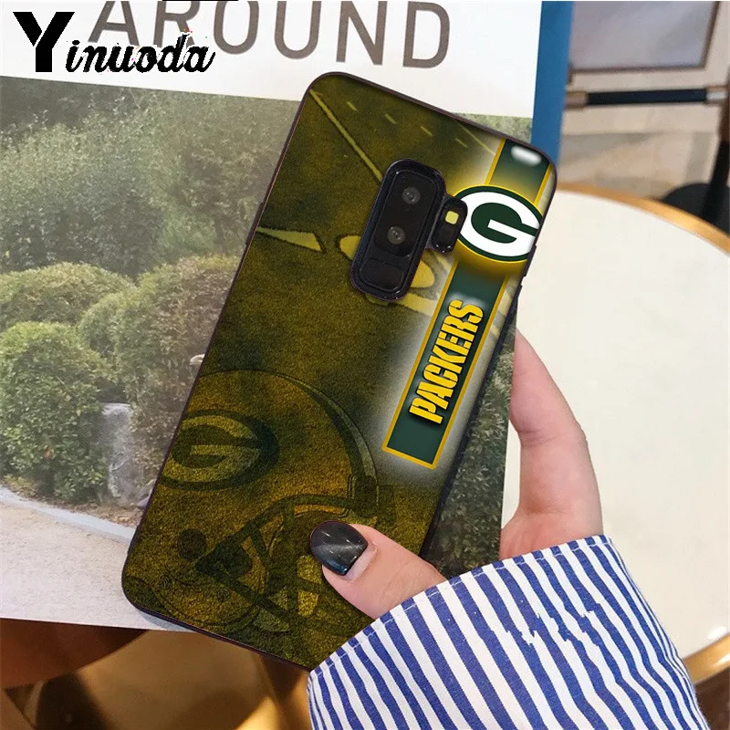 Yinuoda Green Bay Packers ТПУ Мягкая телефон аксессуары чехол для телефона для samsung S9 S9 плюс S5 S6 S6edge S6plus S7 S7edge S8 S8plus