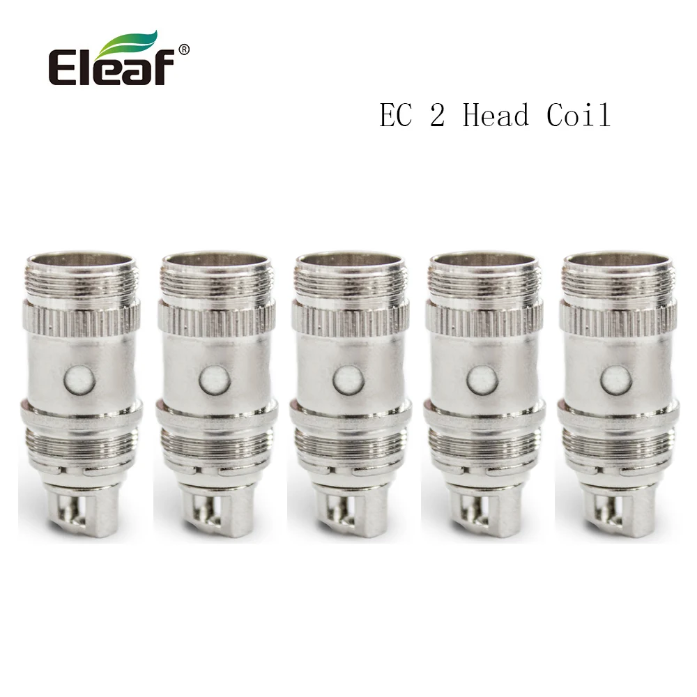 

5PCS/alot 100% Original Eleaf EC 2 Head Atomizer Replacement Coil 0.3ohm/0.5ohm Head fit for Melo 4 atomizer for IJust 2 Tank