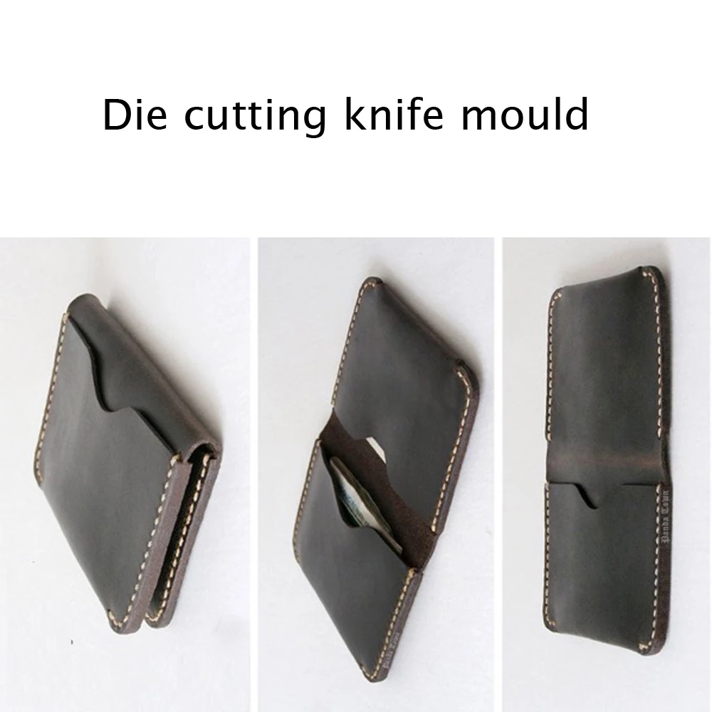 $26.98 DIY leather craft card holder multi pocket small wallet die cutting knife mould hand punch tool template set