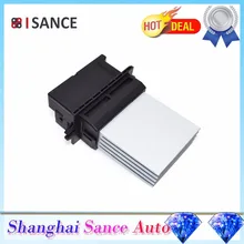 ISANCE вентилятор отопителя Вентилятор Мотор резисторный регулятор Управление 7701051272 для Renault Clio II Thalia 1998 1999 2000 2001 2002-2013