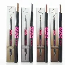 Карандаш для бровей два в одном многофункциональный долговечный водонепроницаемый устойчивое легко носить натуральный 4 цвета S