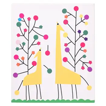 

Kids Child Handmade DIY Button Painting Animal Craft Stickers Pictures Kits