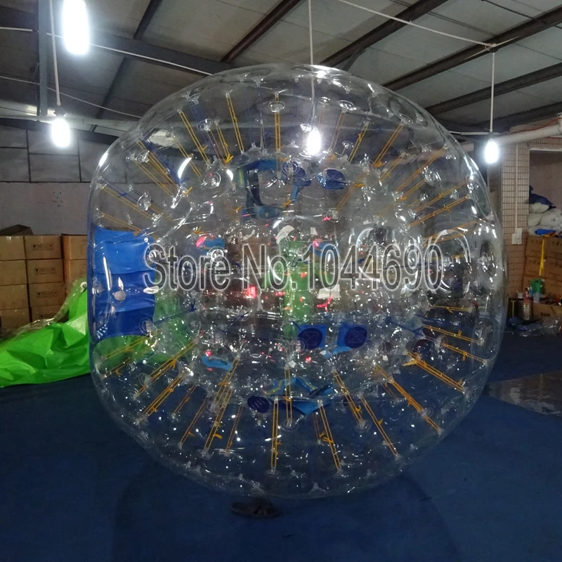 Free logo!How much are zorb balls,2.5m Dia glass ball for adults