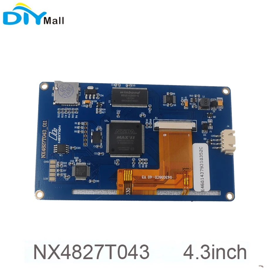 Nextion Basic 2," 2,8" 3," 3,5" 4," 5,0" 7," резистивный сенсорный экран HMI умный модуль дисплея для Arduino Raspberry Pi - Комплект: 4.3 inch