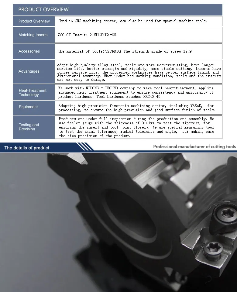 CNC Сменные фреза высокая корма фреза xk01.09a22.063.06 применяемые вставки xmr01-063-a22-sd09-06