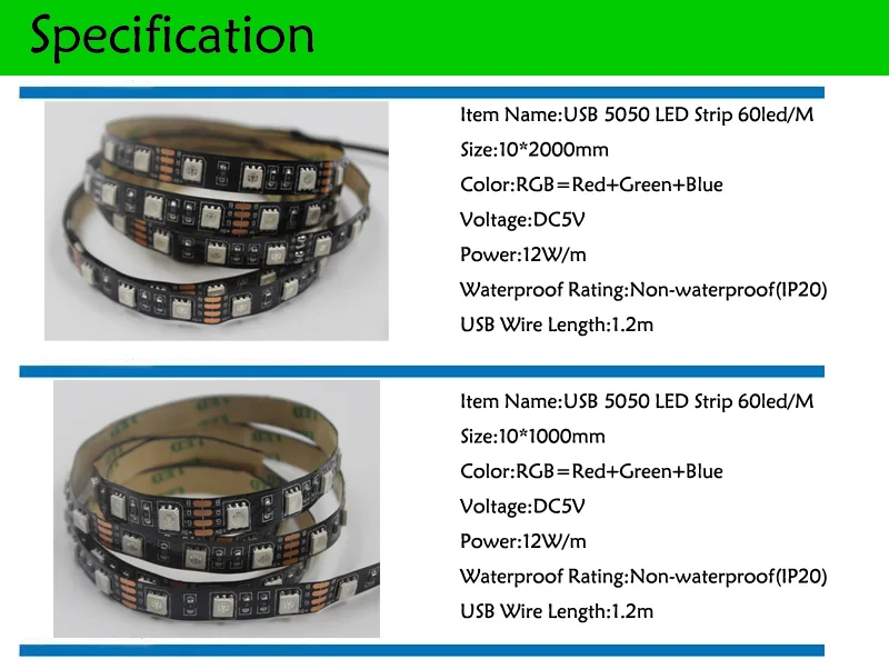 DC5V USB светодиодный светильник SMD 5050 гибкая лента 1 м 2 м Рождественская декорация ПК/ТВ фон 17 к RF контроллер