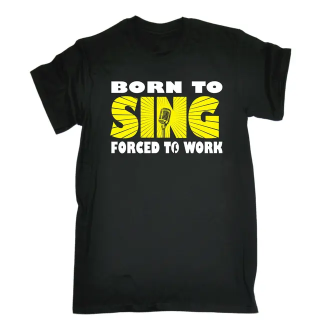 Cantante Mens t-shirt regalo personalizado cantar cantar banda vocalista música divertida