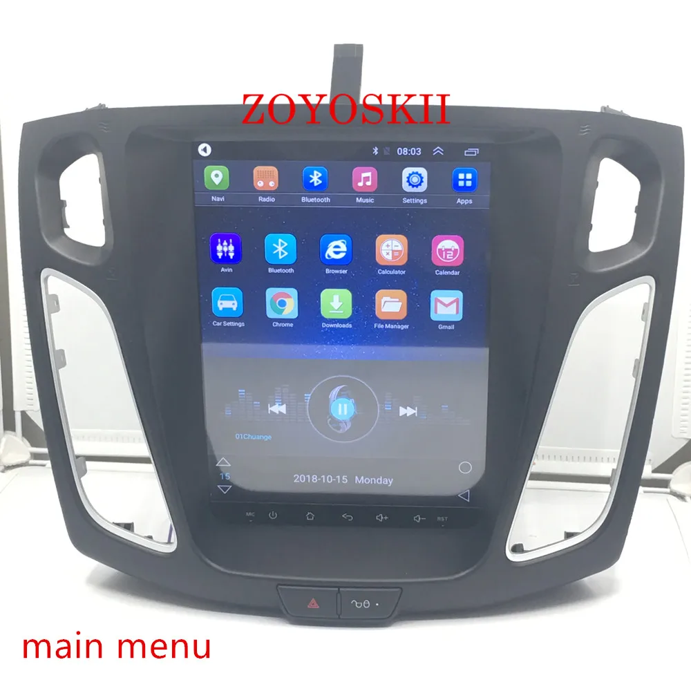 Discount ZOYOSKII Android 10 inch vertical screen CAR Radio GPS bluetooth Navigation player for FORD Focus 2012-2016 0