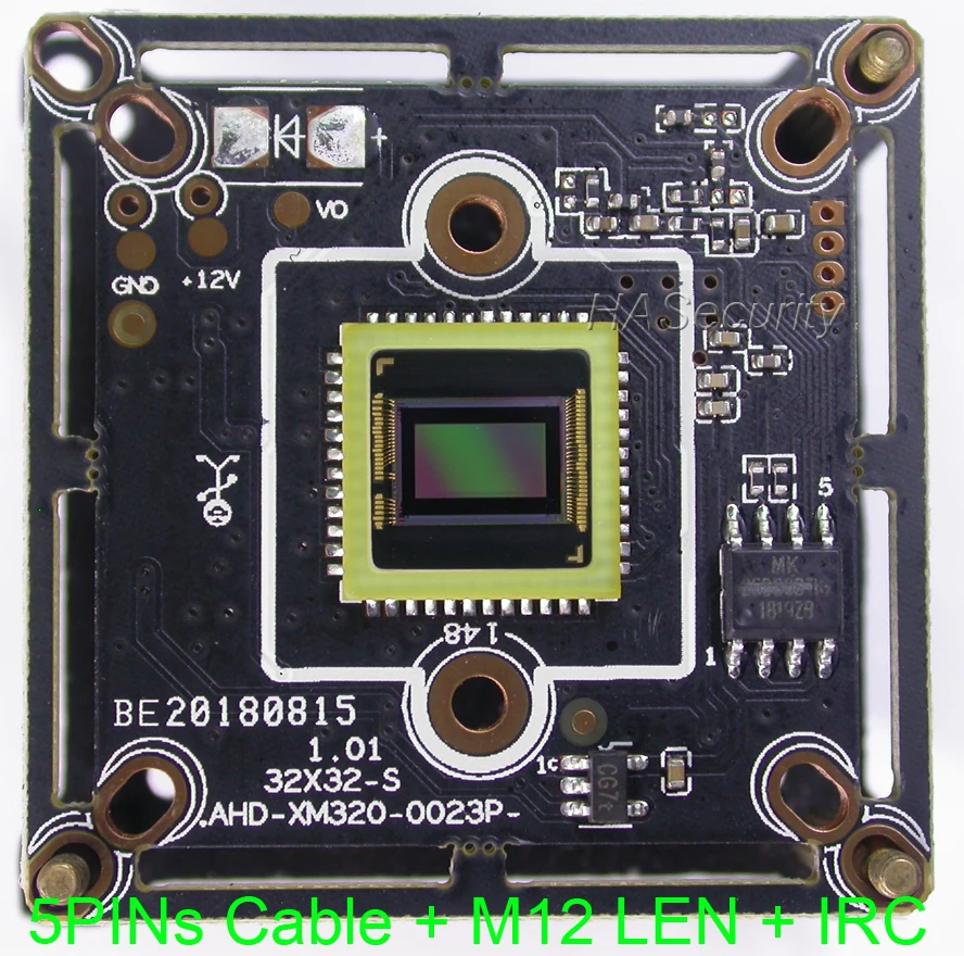 AHD H 1080P 1/2. 7 &quot2003 CMOS датчик изображения ISP320 (XM320) CCTV камера Модуль платы блока