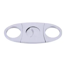 Двойной карманный Каттер для сигар из нержавеющей стали, ножницы с двойными лезвиями