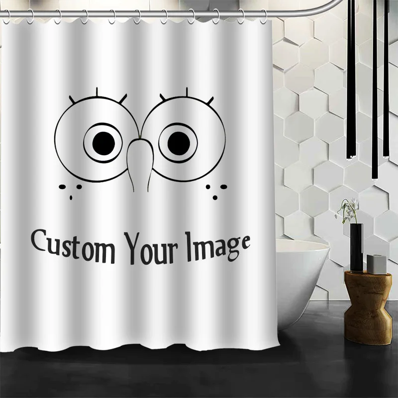Custom Kiss Rock Polyester Fabric Waterproof Shower Curtain 60x72 Inch 