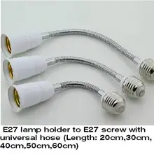 E27 держатель лампы к E27 винт с универсальным металлическим шлангом огнестойкий PBT держатель лампы конвертер для рабочих станций