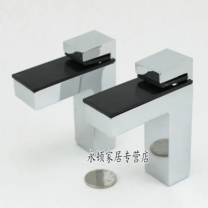2pcs/lot Big Size Zinc Alloy Adjustable Glass Shel...