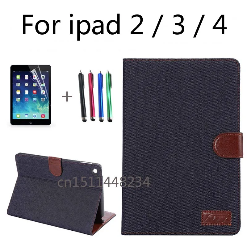 

High Quality PU Leather Tablet Smart Case Cover Ultra Slim Designer For APPle iPad 2 ipad 3 ipad 4 A1460`A1459`A1458`A1416`A1430