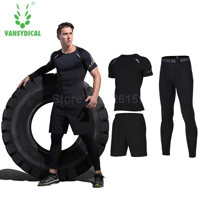Detector Mens Compression Shirt Pants Set, Bodybuilding Tight Long Sleeve Shirt Leggings Sport Suit, Detector Mens Compression Shirt Pants Set, Bodybuilding Tight Long Sleeve Shirt Leggings Sport Suit,