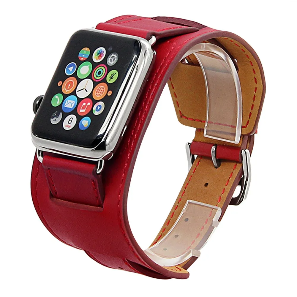 Apple Watch Cuff bracelet Red 7