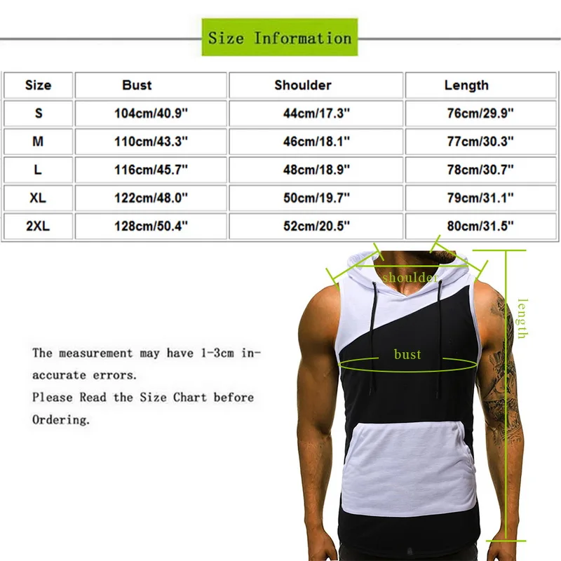 HEFLASHOR летний мужской жилет без рукавов с капюшоном Повседневный облегающий дышащий спортивный пуловер для фитнеса бодибилдинга майка