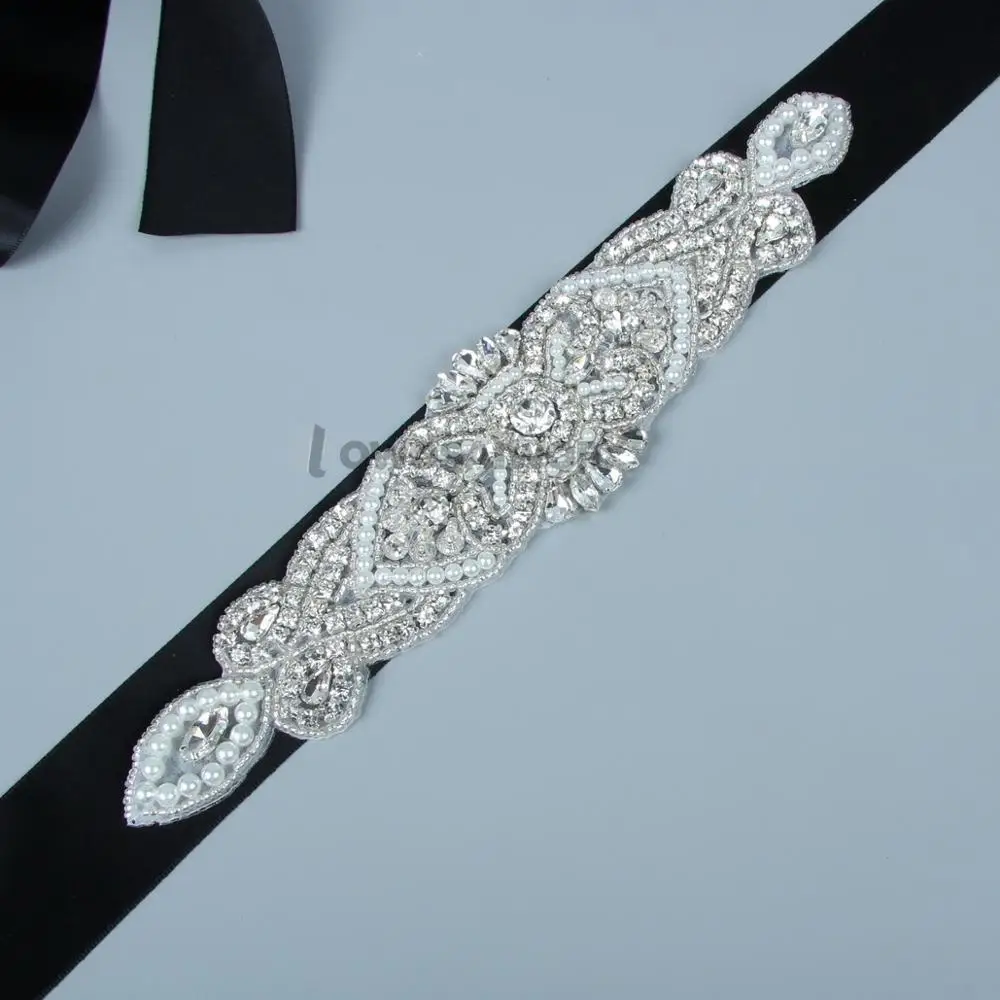 Crystal Bridal Belts for Wedding Dresses 2018 Diamante Rhinestone