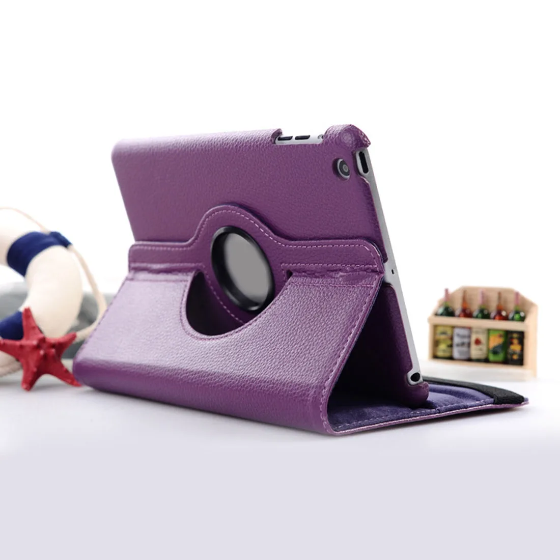 

Centechia Good Sale For Apple Ipad Air Tablet Case 360 Degree Rotating Pu Leather Stand Flip Folio Screen Prot