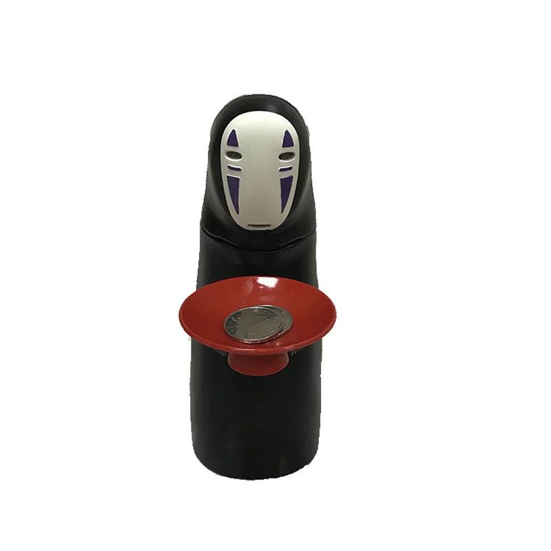 No face man 28cm Novelty Funny Piggy Bank Miyazaki Hayao Spirited away Cartoon Saving Box figure Do