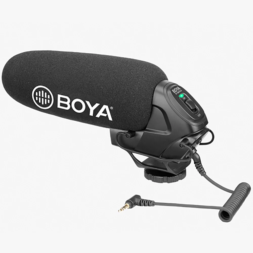 BOYA BM3030 Condenser Microphone On Camera MIC Wired 3.5mm Recording