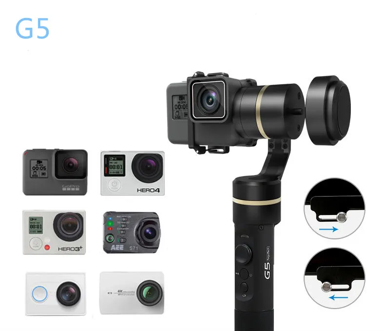 Upgrade Feiyu G5 V2 Handheld Gimbal for GoPro HERO5 5 4 Xiaomi yi 4k SJ AEE