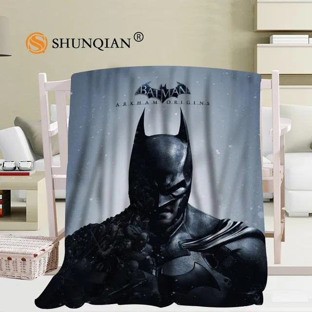 Custom Batman blanket Flannel Falafel Fabric 56x80inch 50X60inch