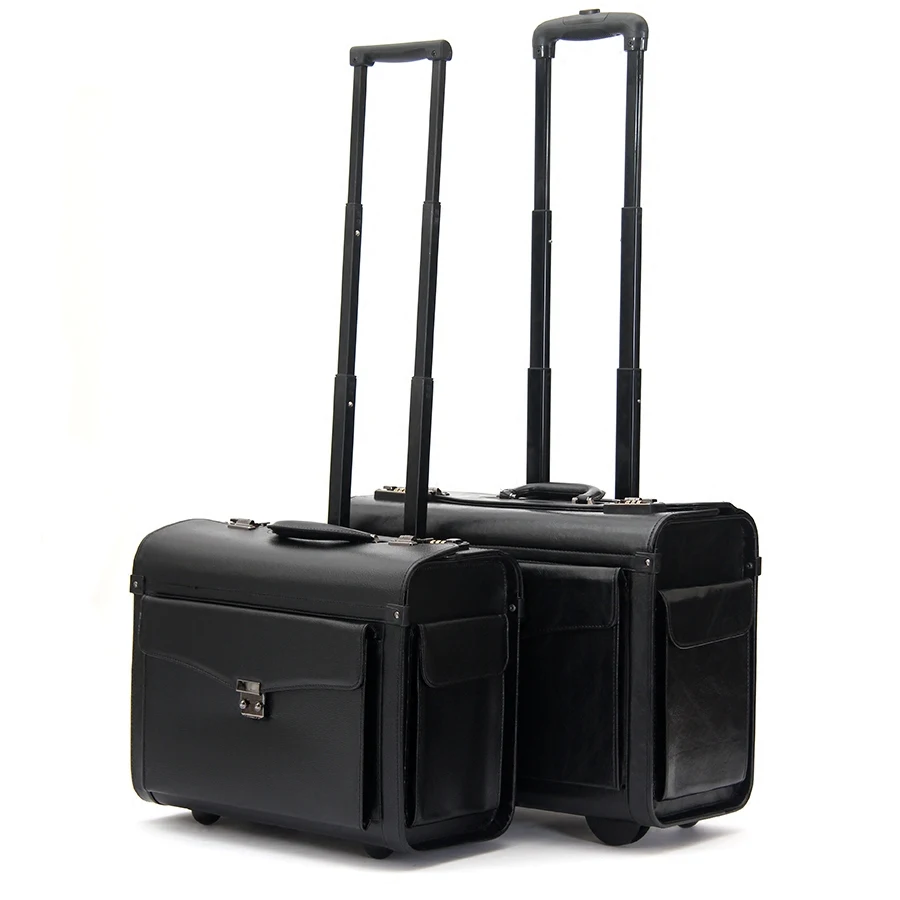 Pilot trolley luggage commercial 19inches suitcase luggage wheel travel