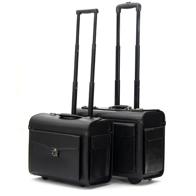 Pilot trolley luggage commercial 19inches suitcase luggage wheel travel