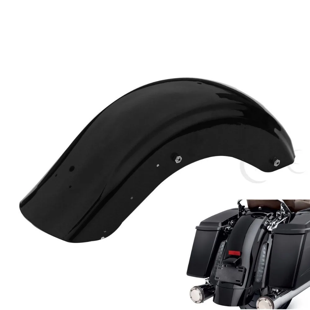 US $185.99 Motorcycle Black CVO Style Rear Fender For Harley Touring Electra Road King Electra Street Glide FLHT FLHR 2009 UP