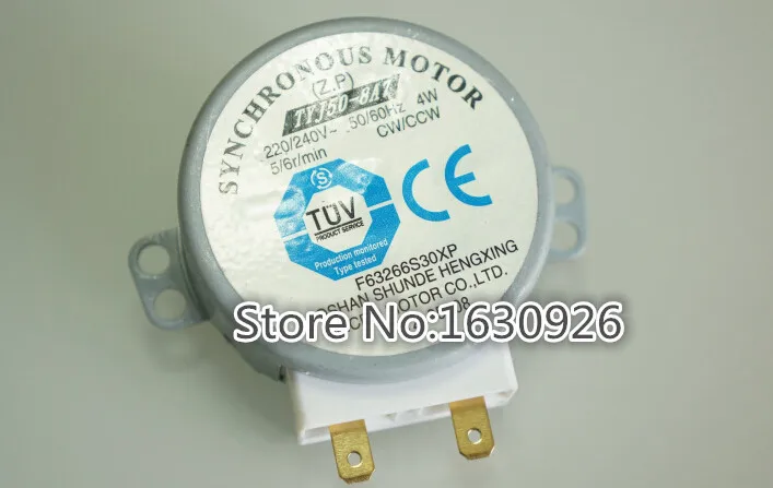 

AC 220-240V 4W 6RPM 48mm Dia Micro Synchronous Motor for Warm Air Blower 50/60Hz CW/CCW TYJ50-8A7 microwave oven tray motor