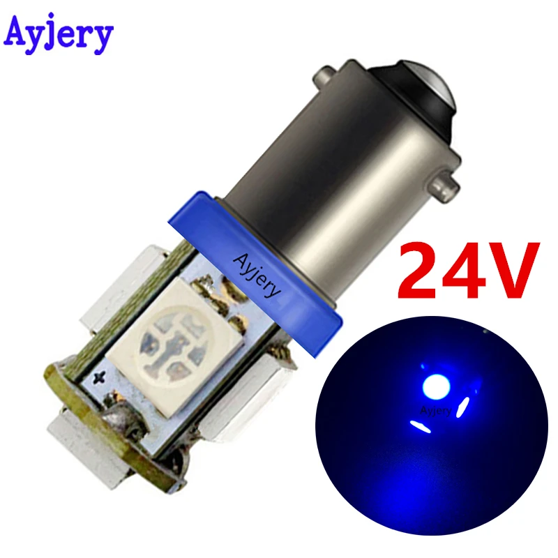 AYJERY высокое Мощность 100 шт. белый BA9S 5050 5 SMD T11 T4W Автомобильный светодиодный
