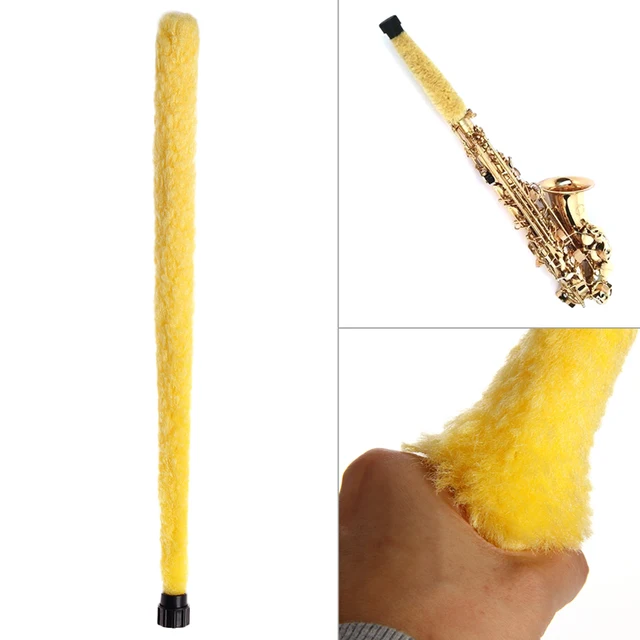 Miękka trwała szczotka do czyszczenia Pad Saver do szczoteczki do czyszczenia saksofon sopranowy altowy Tenor tanie tanio OOTDTY CN (pochodzenie) cleaning brush Yellow Black Quantity 1 PC Miękka trwała szczotka do czyszczenia Pad Saver do szczoteczki do czyszczenia saksofon sopranowy altowy Tenor tanie tanio OOTDTY CN (pochodzenie) cleaning brush Yellow Black Quantity 1 PC