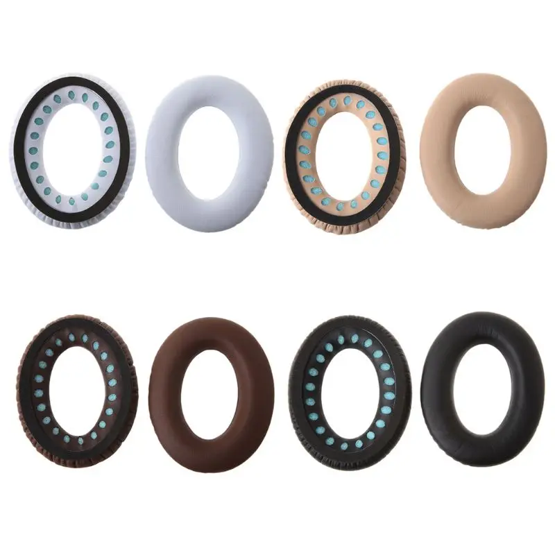 

1 Pair Headphone Earpads Ear Pads Protein Skin Earbuds Soft Cushion Replacement for Bose QC15 QC2 QC25 QC35