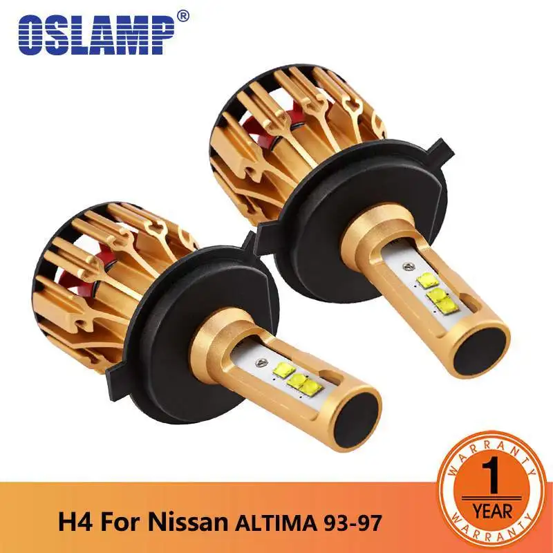 

Oslamp led headlight H4/HB2/9003 70W T6 SMD 7000LM led headlamp Hi-Lo Beam Light LED Headlight Bulbs for Nissan ALTIMA 93-97