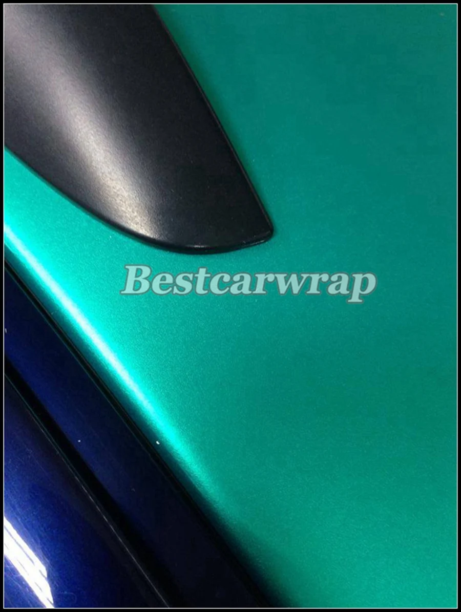 Tiffany Blue Matte Mint Chrome Vinyl Film Car wrapping Foile with bubble Free 3M (7)