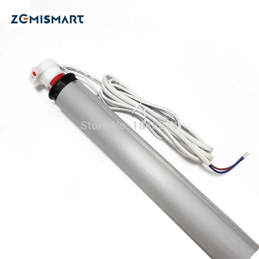 

Zemismart customized Control Electric Curtain Motor With Tubular Aluminum Chute Suit for Roller Shutters Smart Home