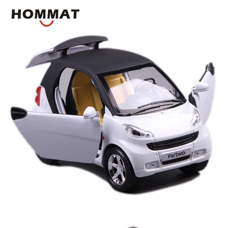 HOMMAT 1:24 моделирование Smart ForTwo литье под давлением игрушечный автомобиль модель металлическая Черная пятница детский подарок Машинки Игрушки для детей