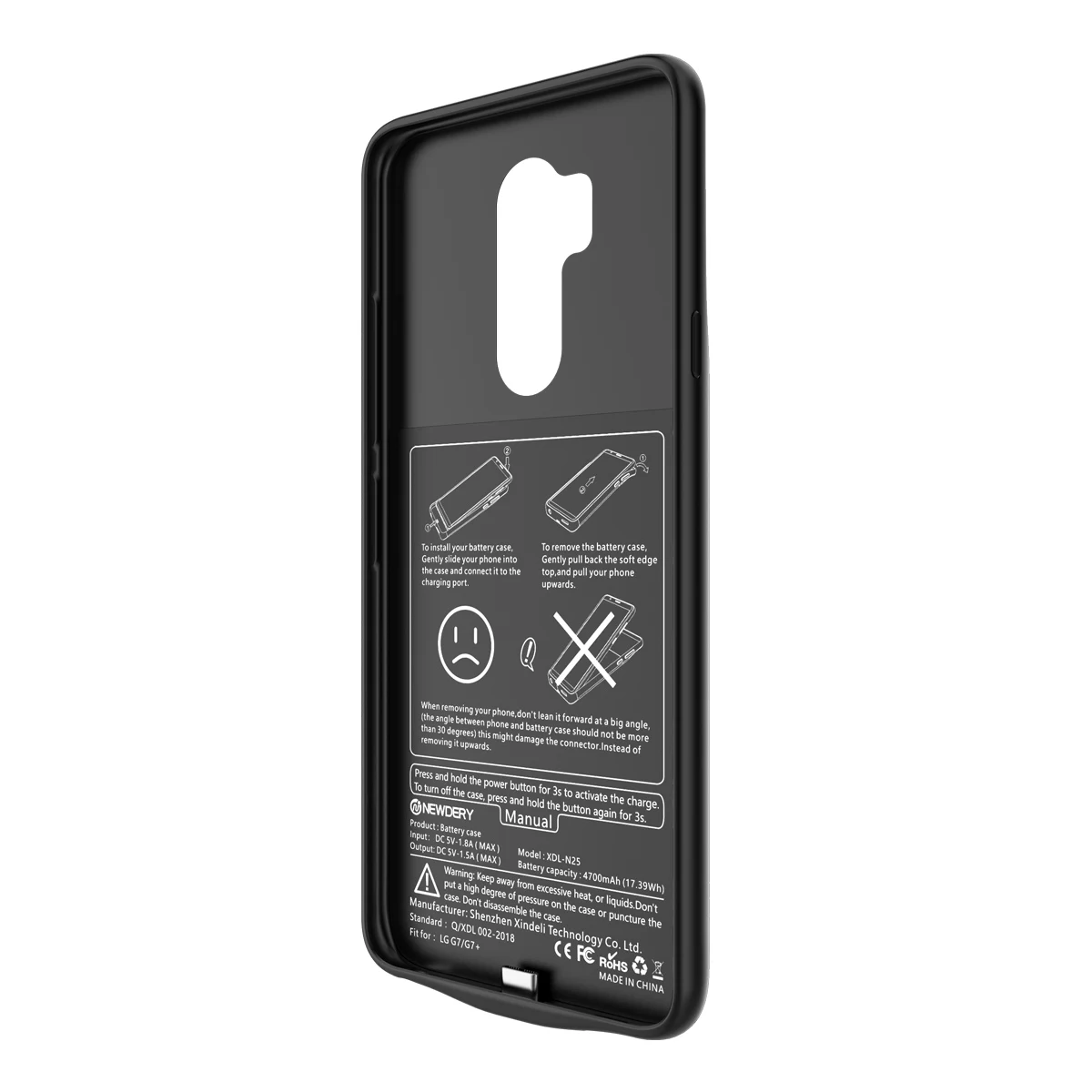 Чехол для LG G7 V40 ThinQ чехол телефона зарядное устройство внешнее запасное защитный