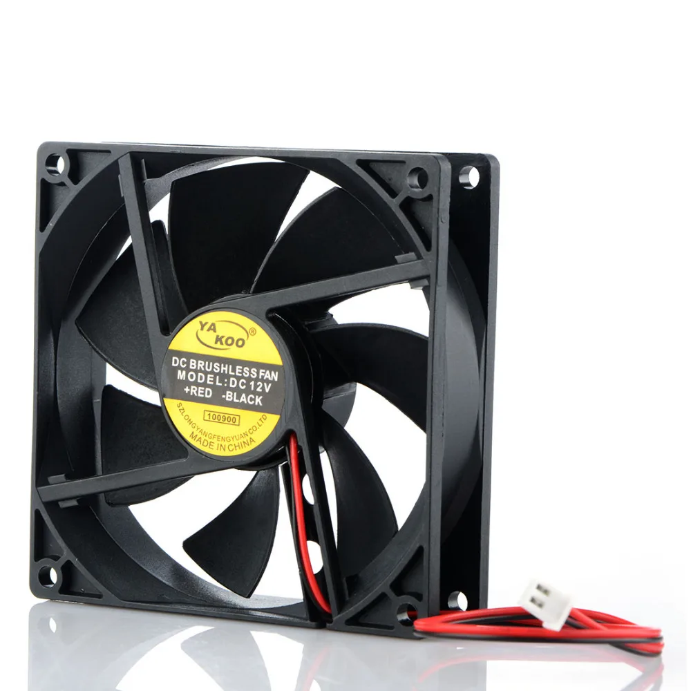 2 Pin DC 12V 90*90mm Laptops Replacement Accessories Cooling Fans For