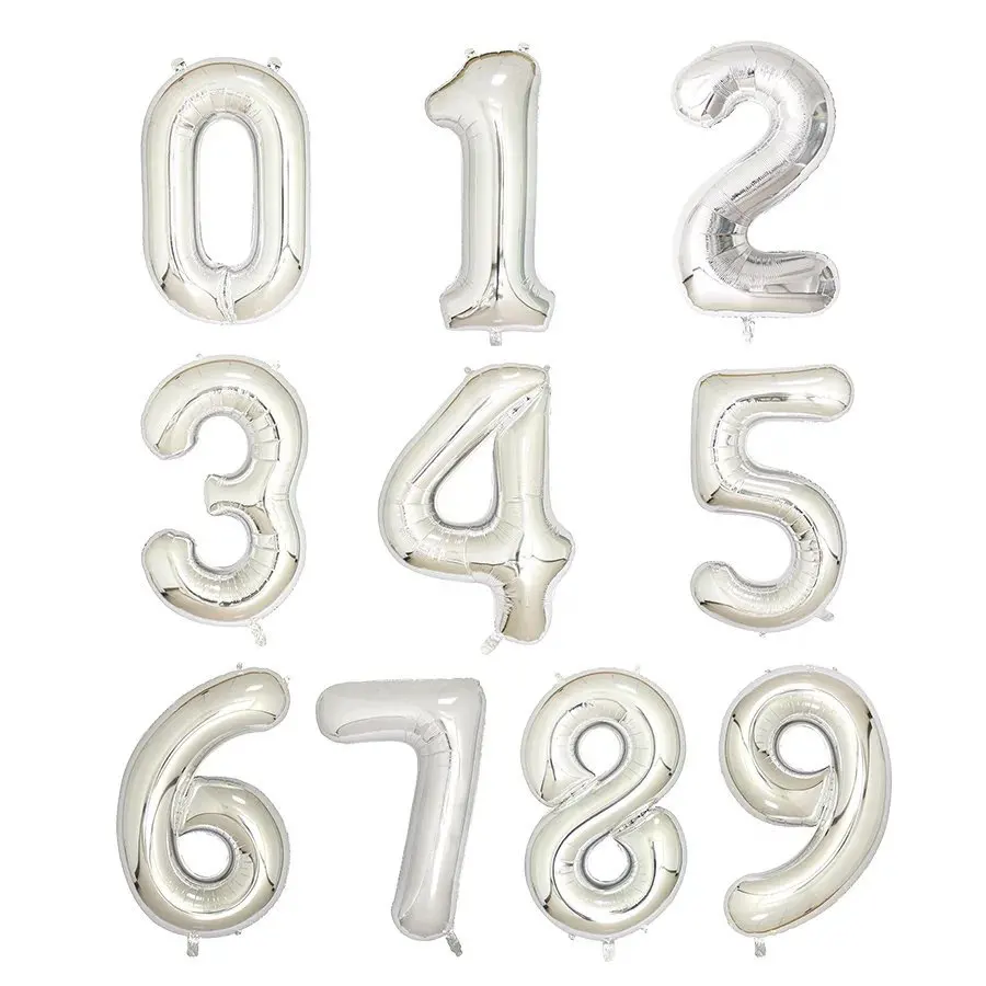 Wholesale 40"rose gold balloons foil Number balloon birthday party decorations globos happy birthday ballon