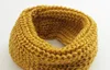 Bufanda de invierno para bebé, bufanda cálida para niño, niño y niña, bufanda tejida en O para niño, babero para cuello cálido de caramelo, bufanda para primavera y otoño ► Foto 2/6