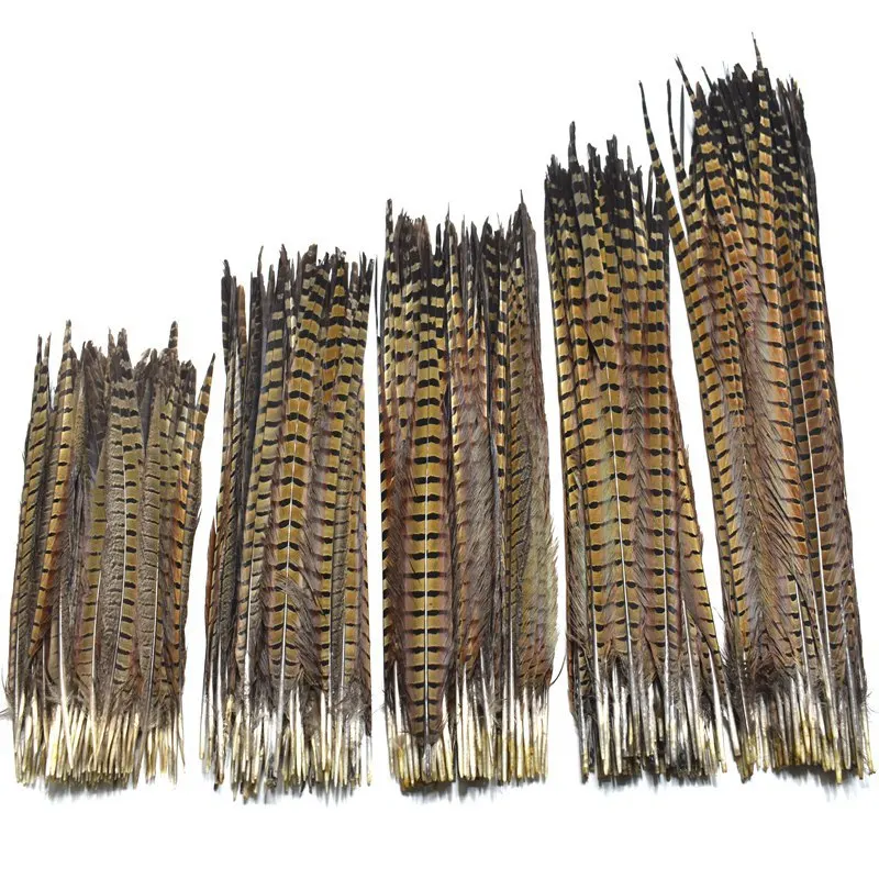 

Wholesale 25-75CM 10-30"natural pheasant feathers for crafts Hair Extension Centerpieces Decoration plumes Indian headdress