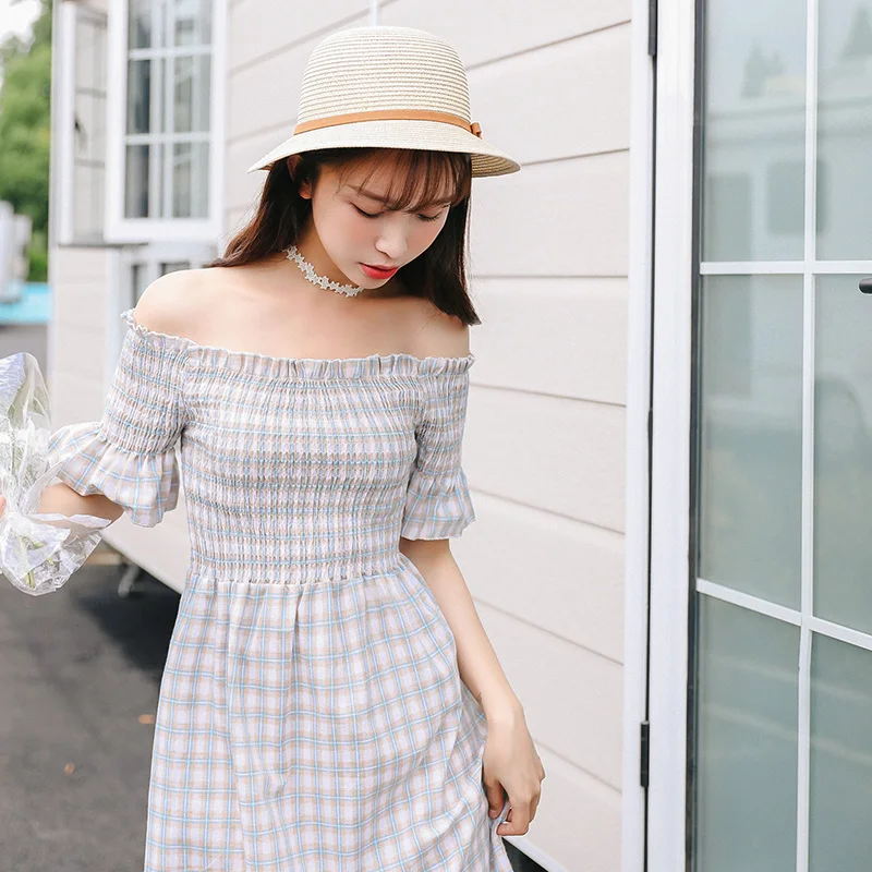 Harajuku стиль летнее платье 2020 Украина корейская мода весенняя одежда винтажные