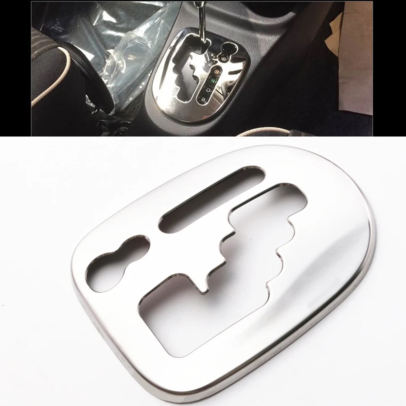 

JY SUS304 Stainless Steel Shift Gear Panel Trim Car Styling Cover For Toyota VITZ/YARIS 130S 2017 2018 Right Hand Driving Model