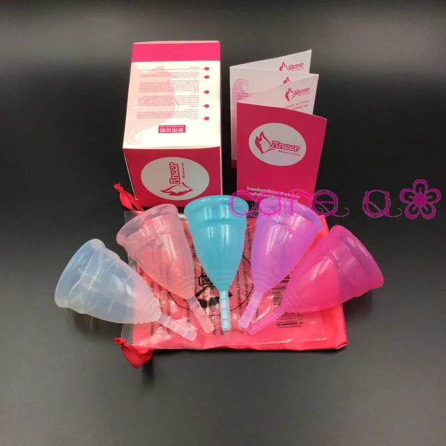 Women Silicone Menstrual Cup Feminine Hygiene Products Reusable Softcup