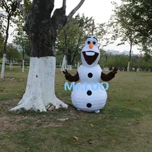 Взрослый размер улыбающийся маскарадный костюм Олаф костюм oalf талисман